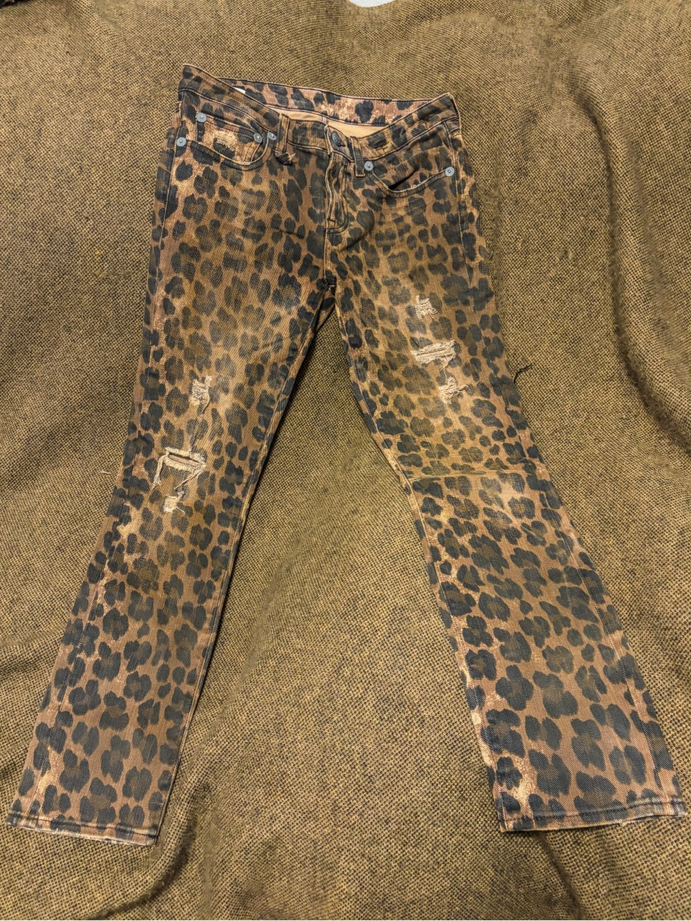 R13 Leopard Print Women’s Jeans